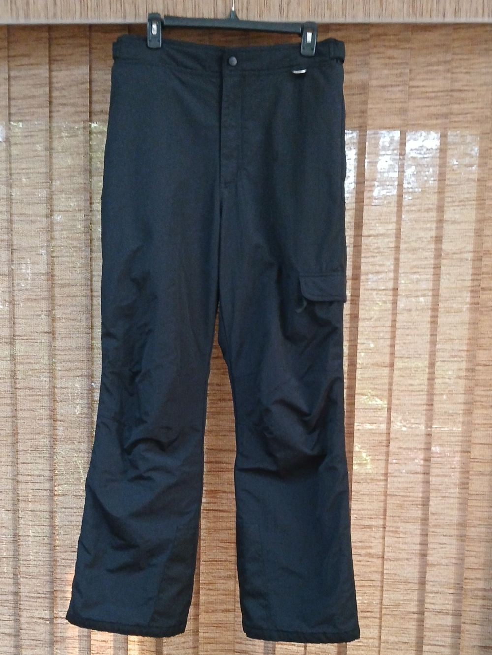 Slalom Mens Black Snow Pants Size Medium Ski Snowboard Insulated
